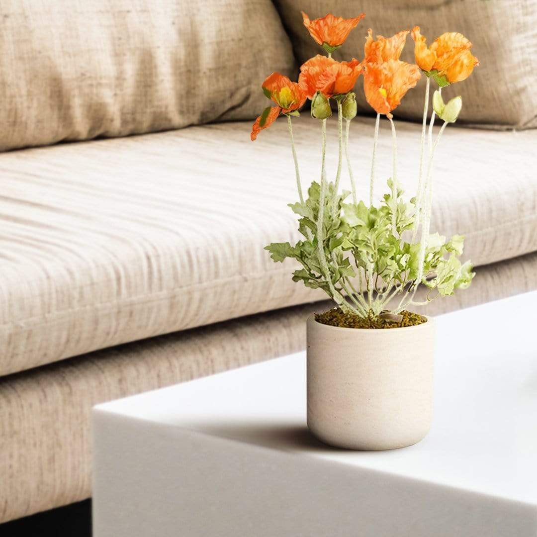 Artificial Potted Poppy - Image 4