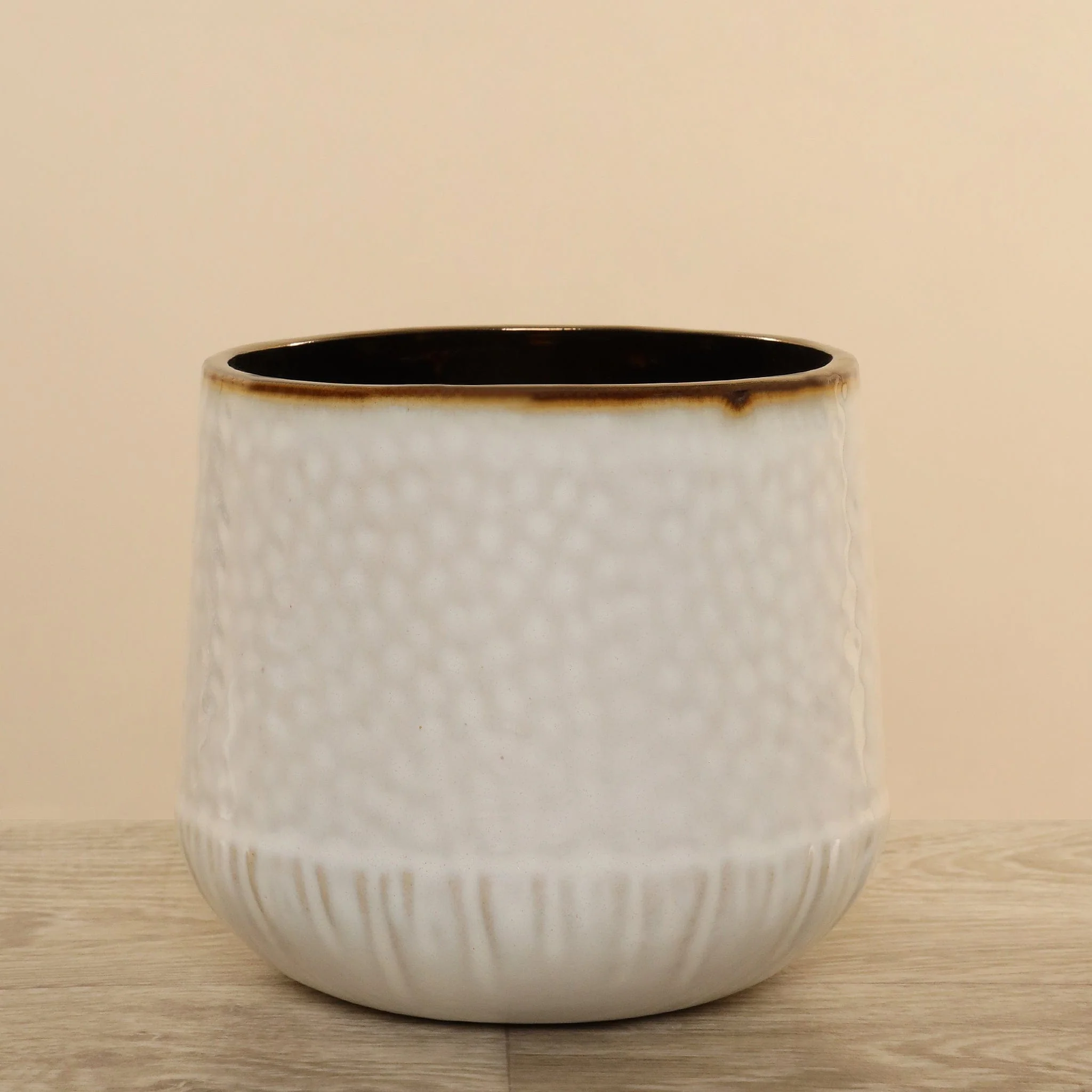 Round Ceramic Pot - Image 3