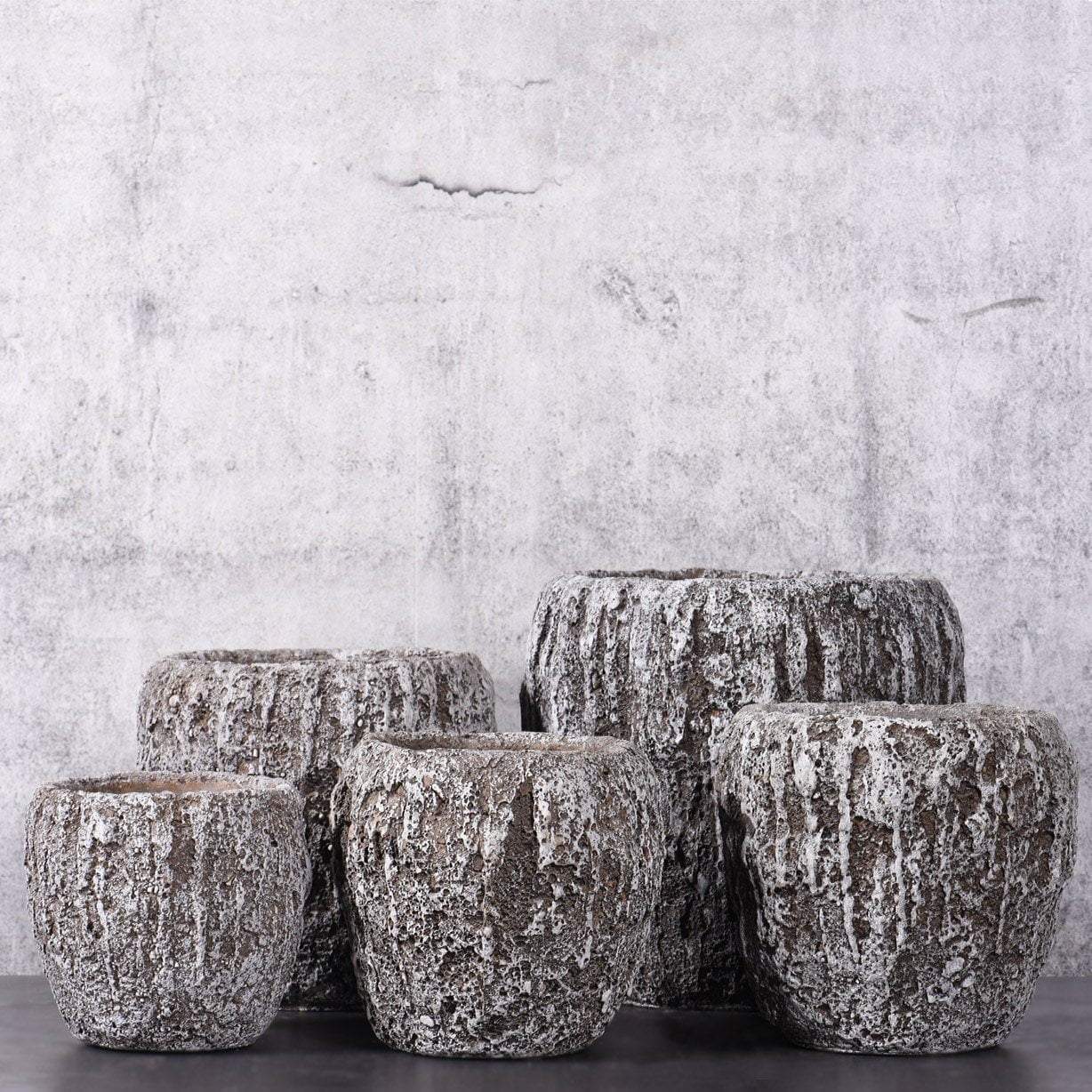 Round Cement Pot - Image 8