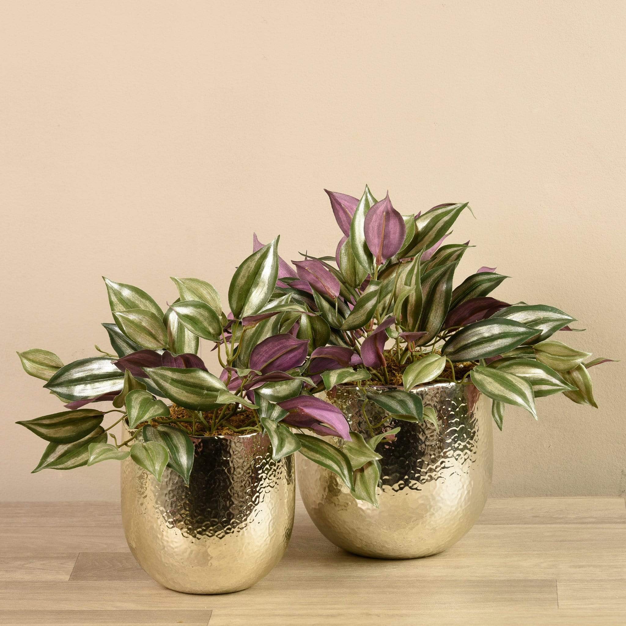 Artificial Potted Dark Vanilla Leaf Plant