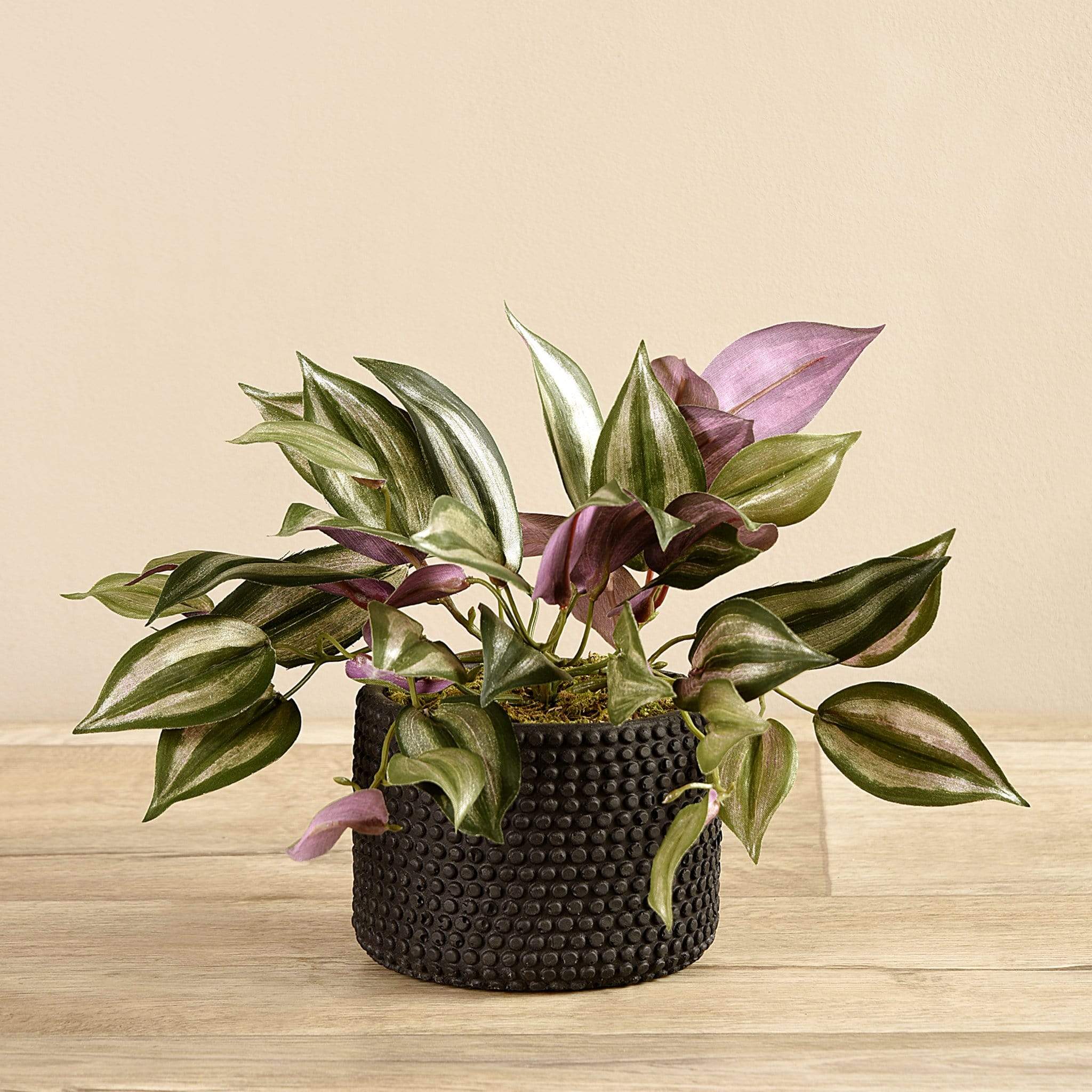 Artificial Potted Dark Vanilla Leaf Plant - Image 2