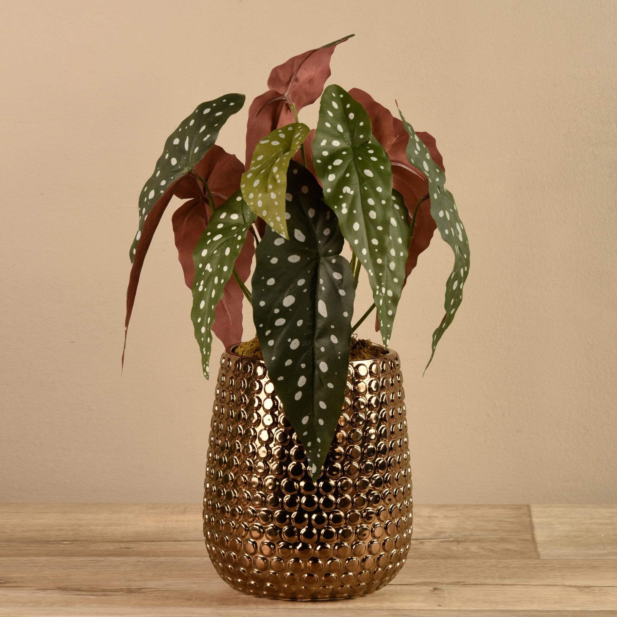 Artificial Potted Begonia Maculata