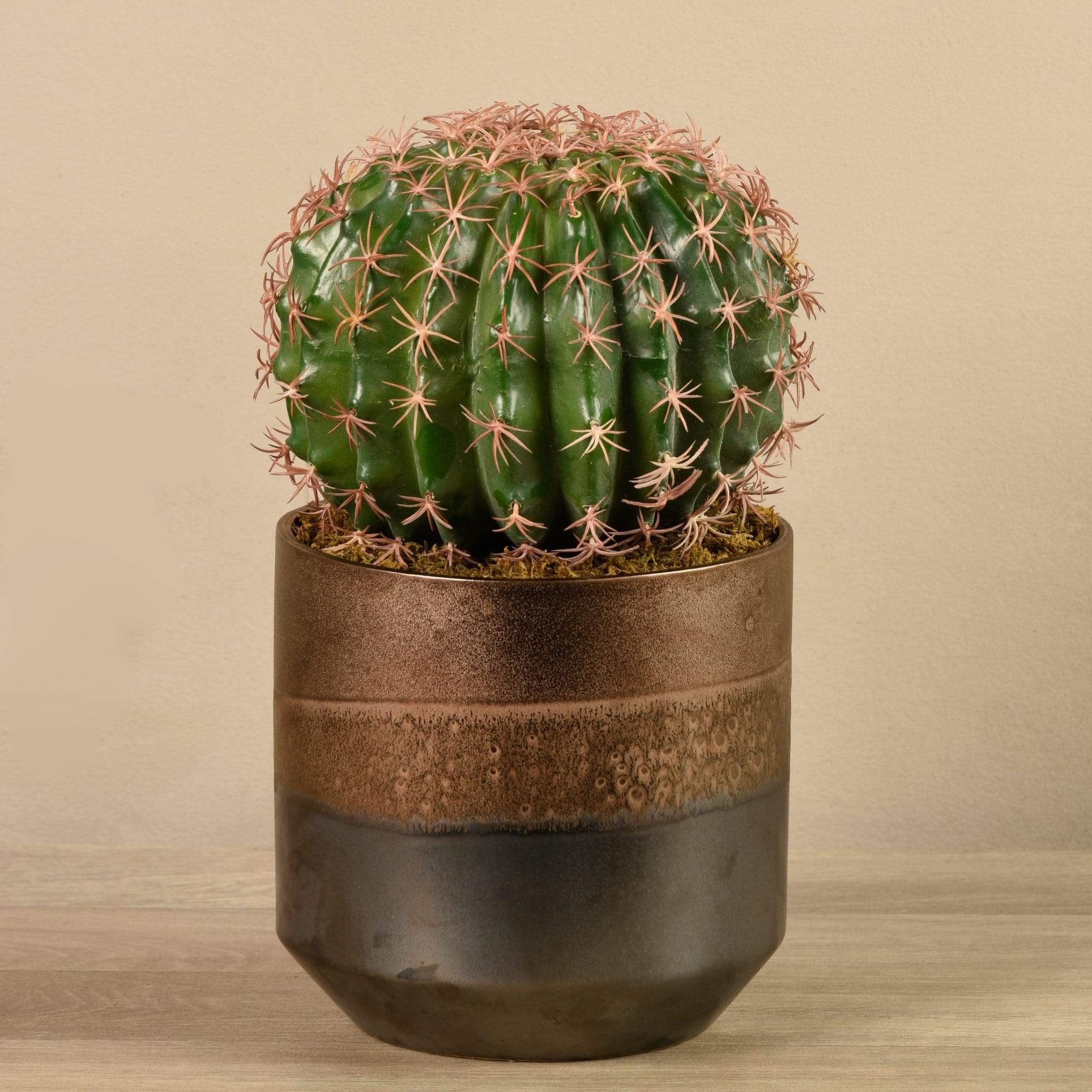 Artificial Potted Round Cactus