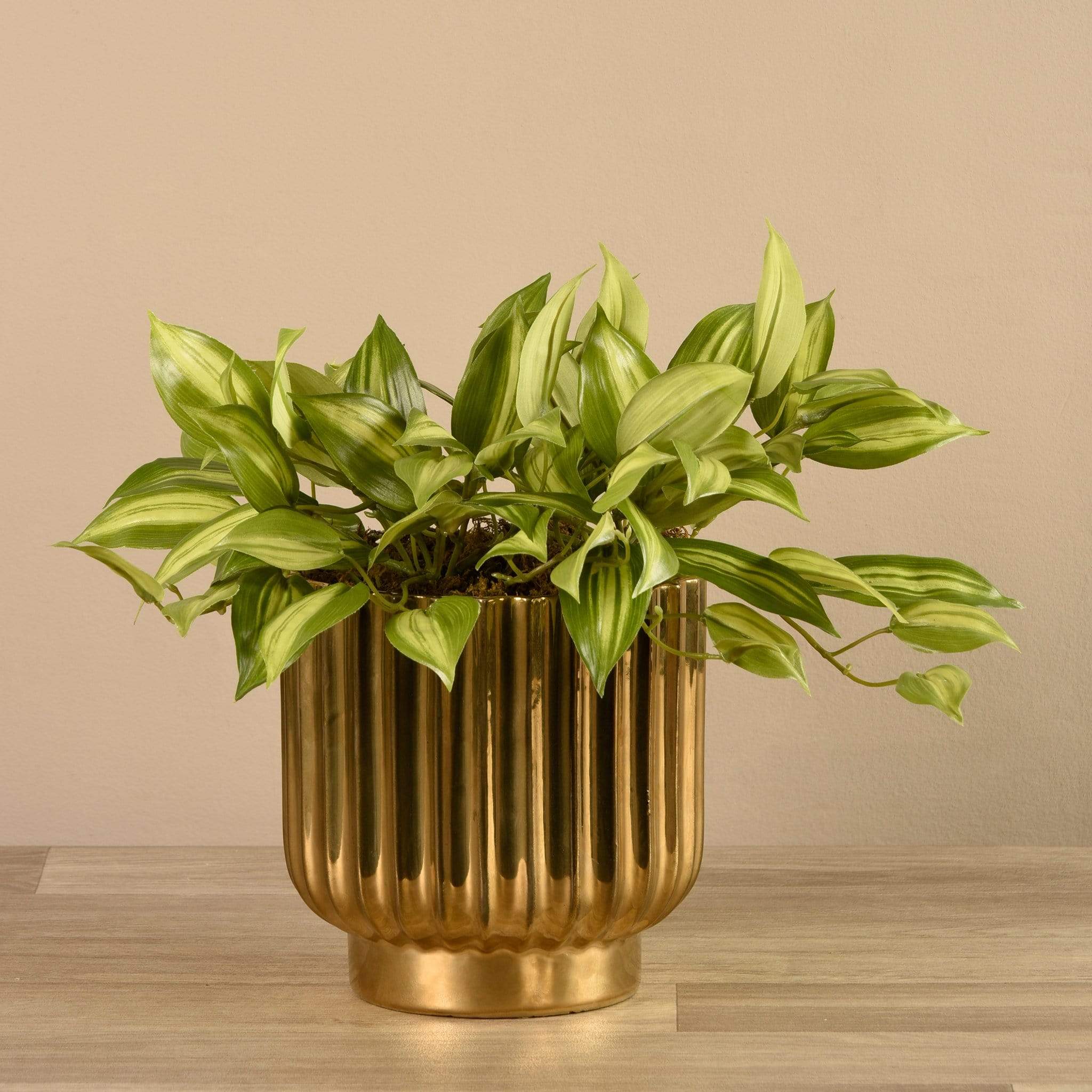 Artificial Potted Vanilla Leaf - Image 3