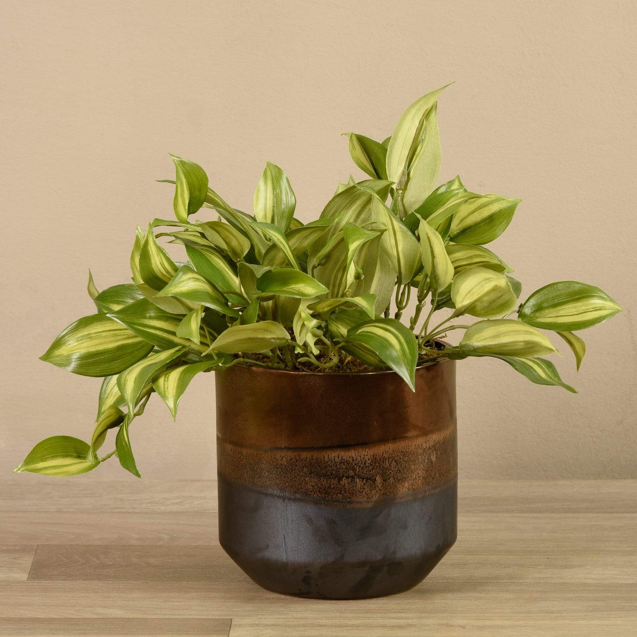 Artificial Potted Vanilla Leaf Plant - Image 3