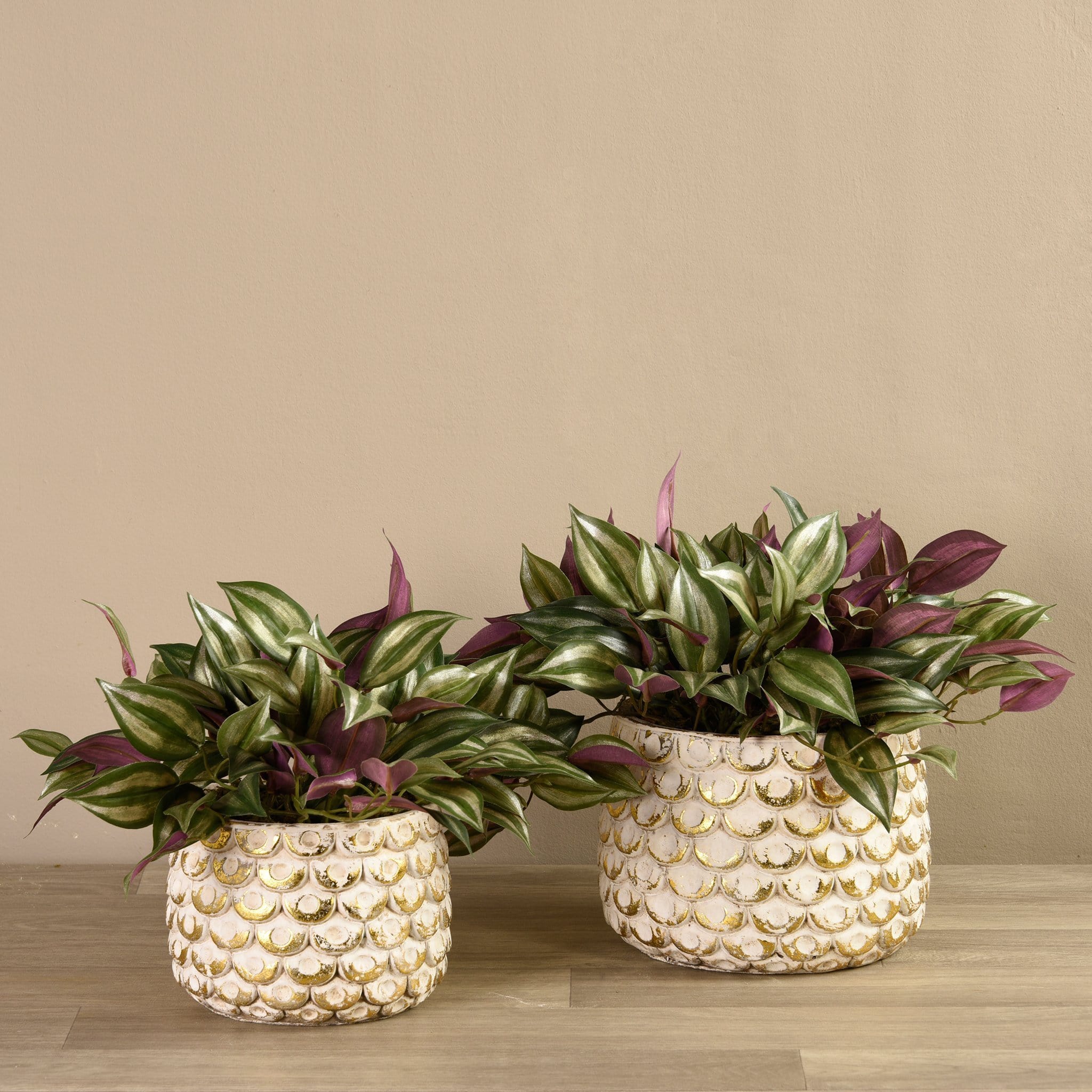 Artificial Potted Vanilla Leaf Plant
