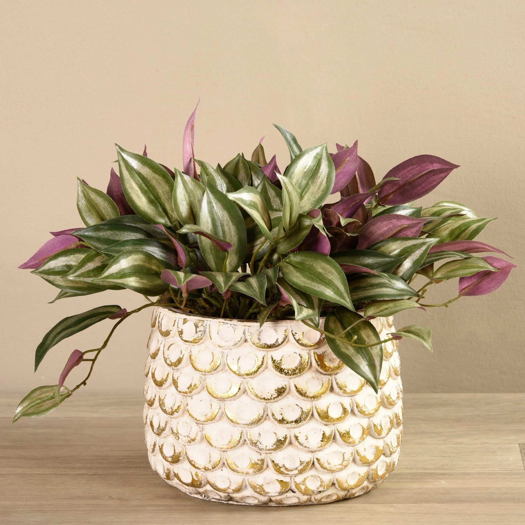 Artificial Potted Vanilla Leaf Plant - Image 3