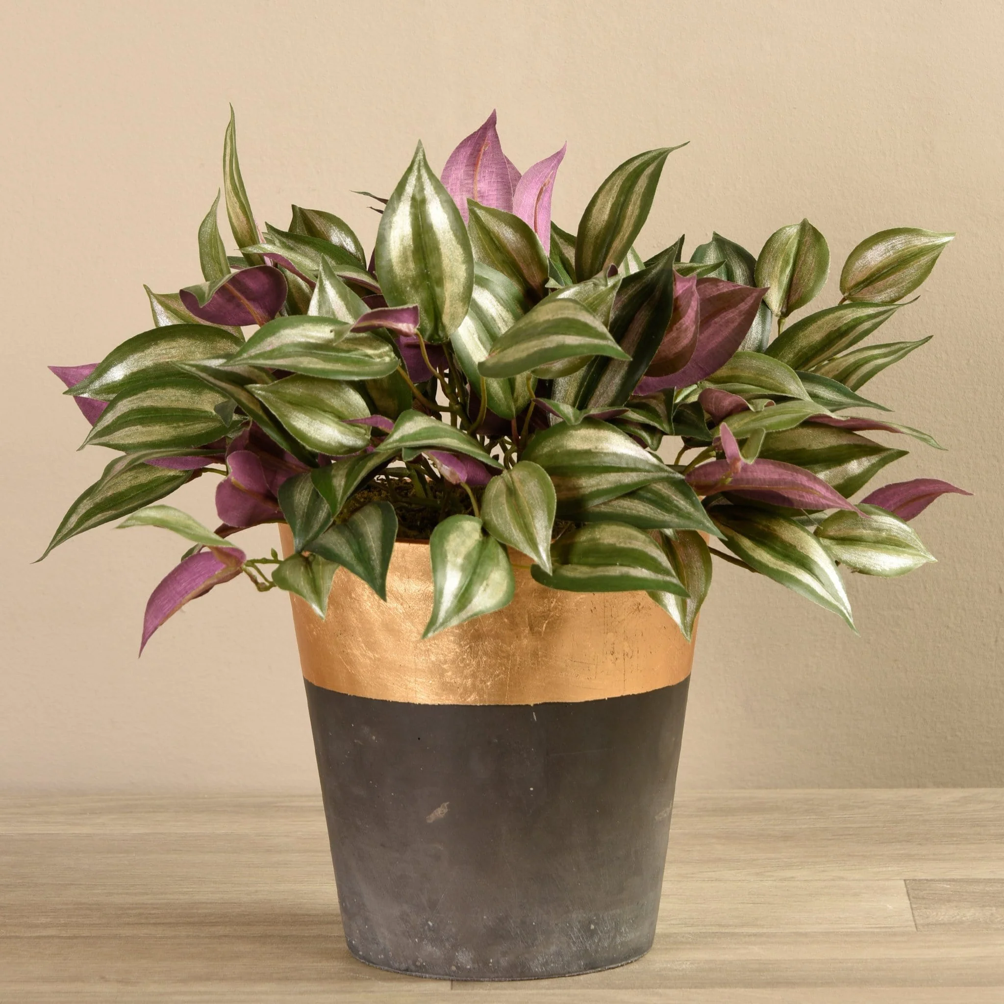 Artificial Potted Vanilla Leaf Plant - Image 3