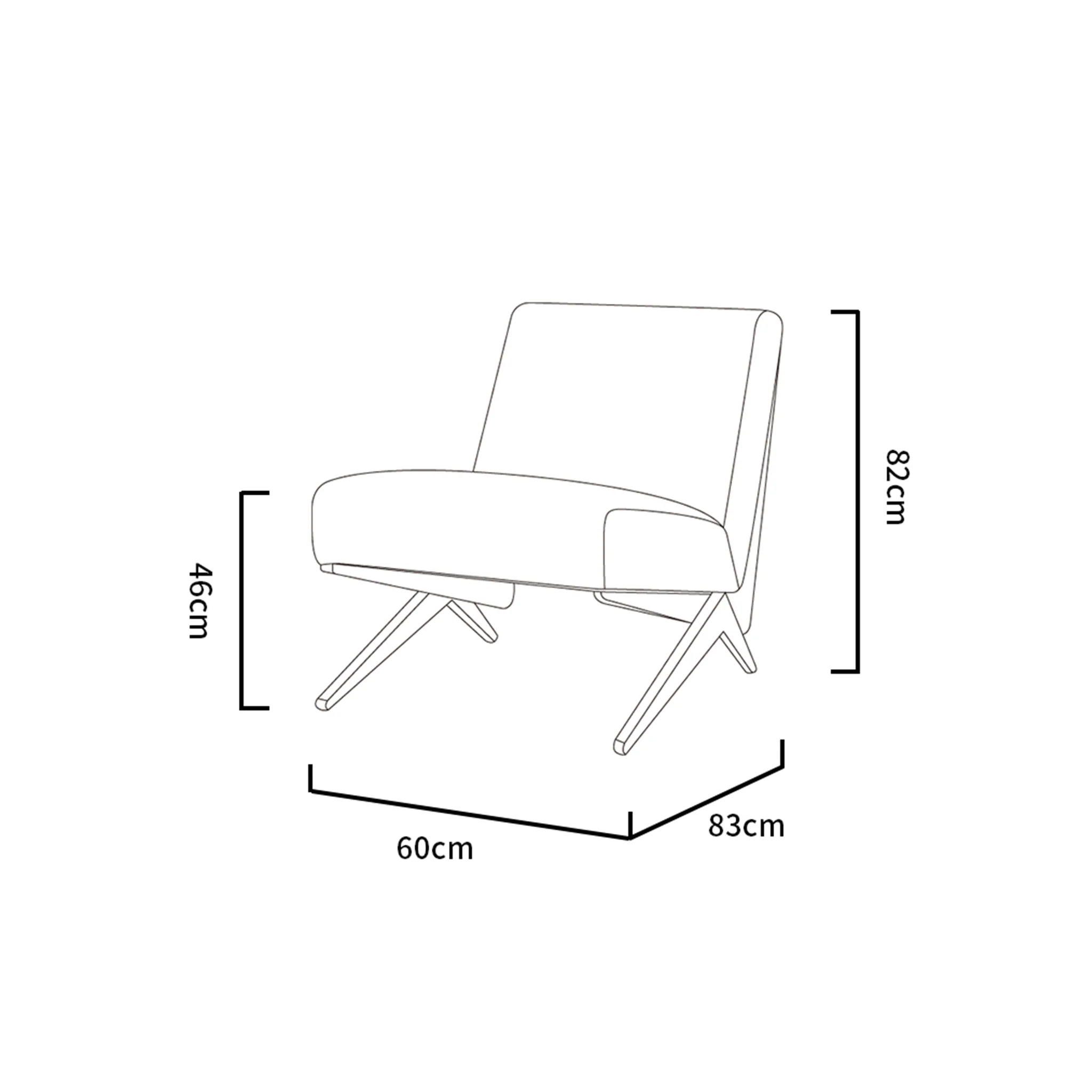 Regina - Bouclé  Armchair Lounge Chair - Image 3