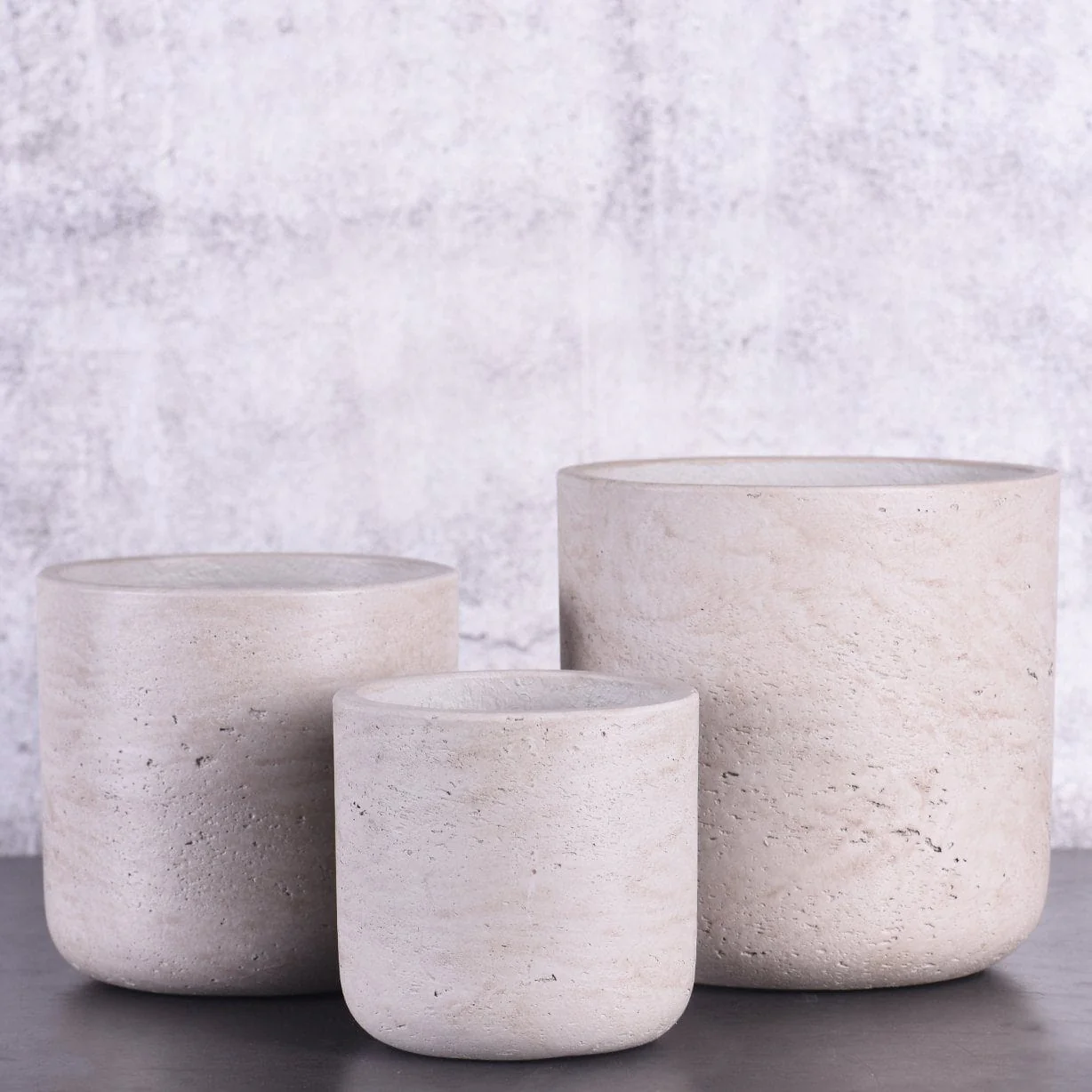 Round Cement Pot - Image 2