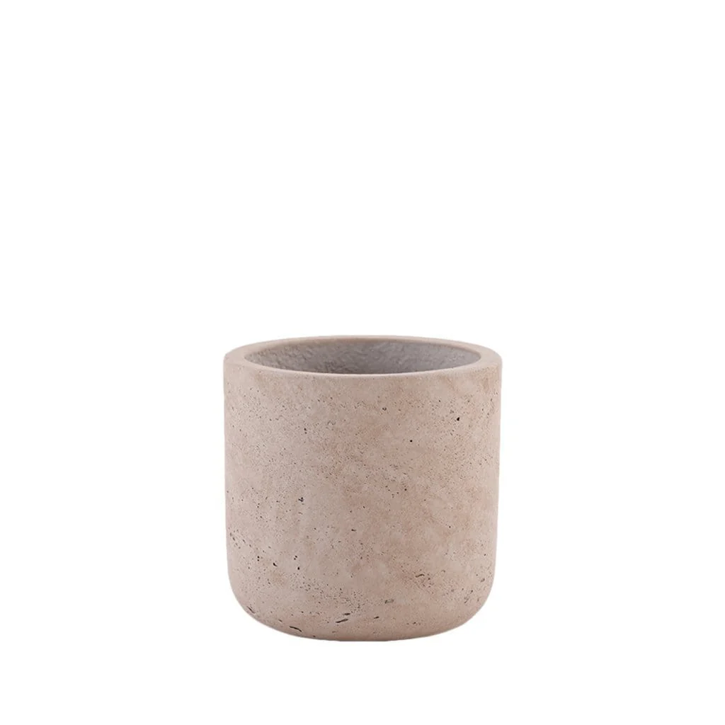 Round Cement Pot - Image 3