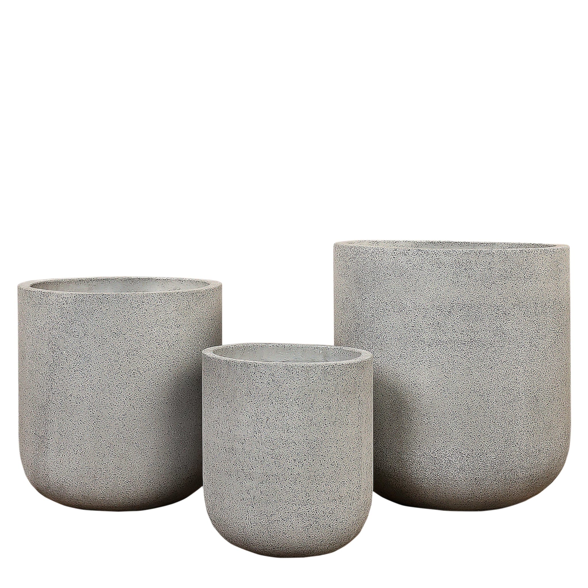 Grey Terrazzo Pots