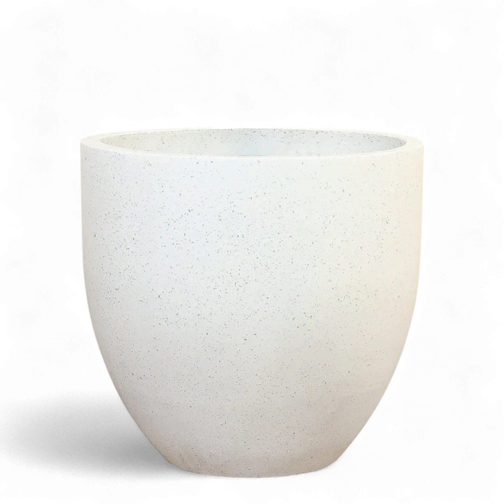 White Terrazzo Pot - Large - Image 2