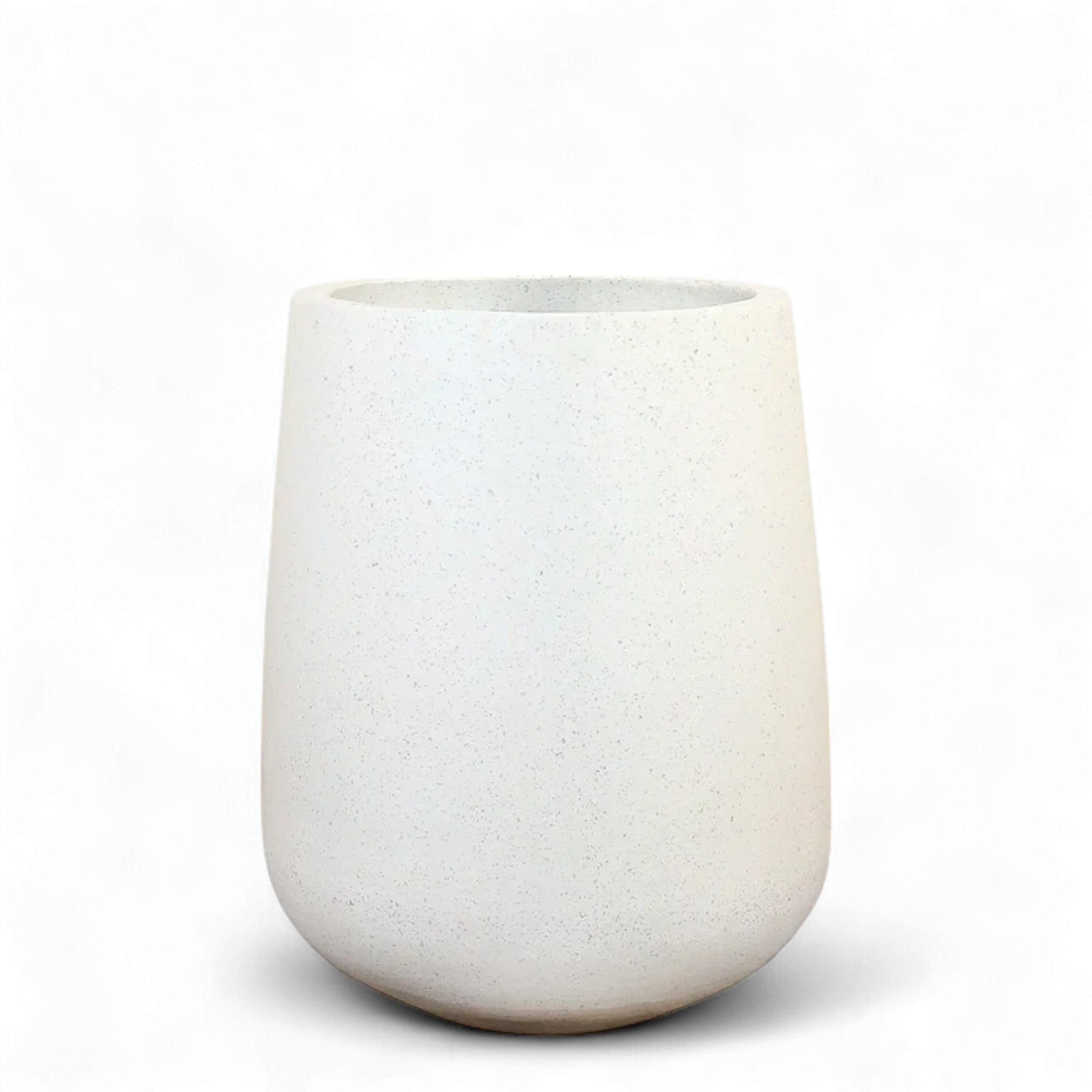 White Terrazzo Pot - Large - Image 2