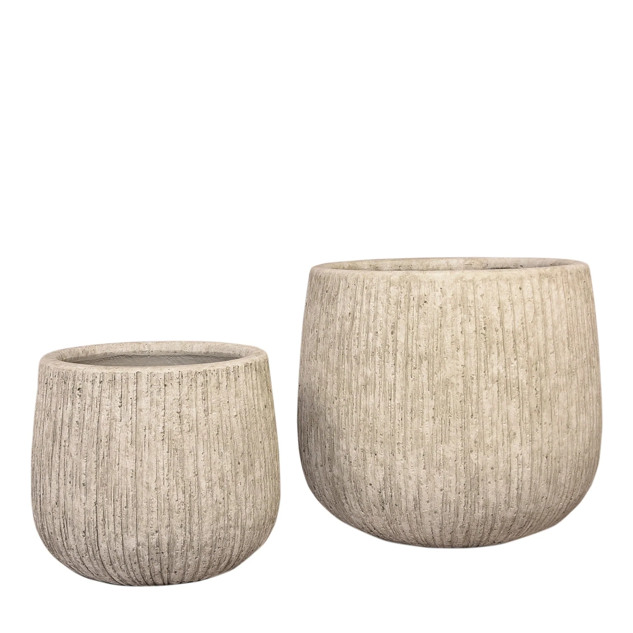 Round Ficonstone Tree Pot