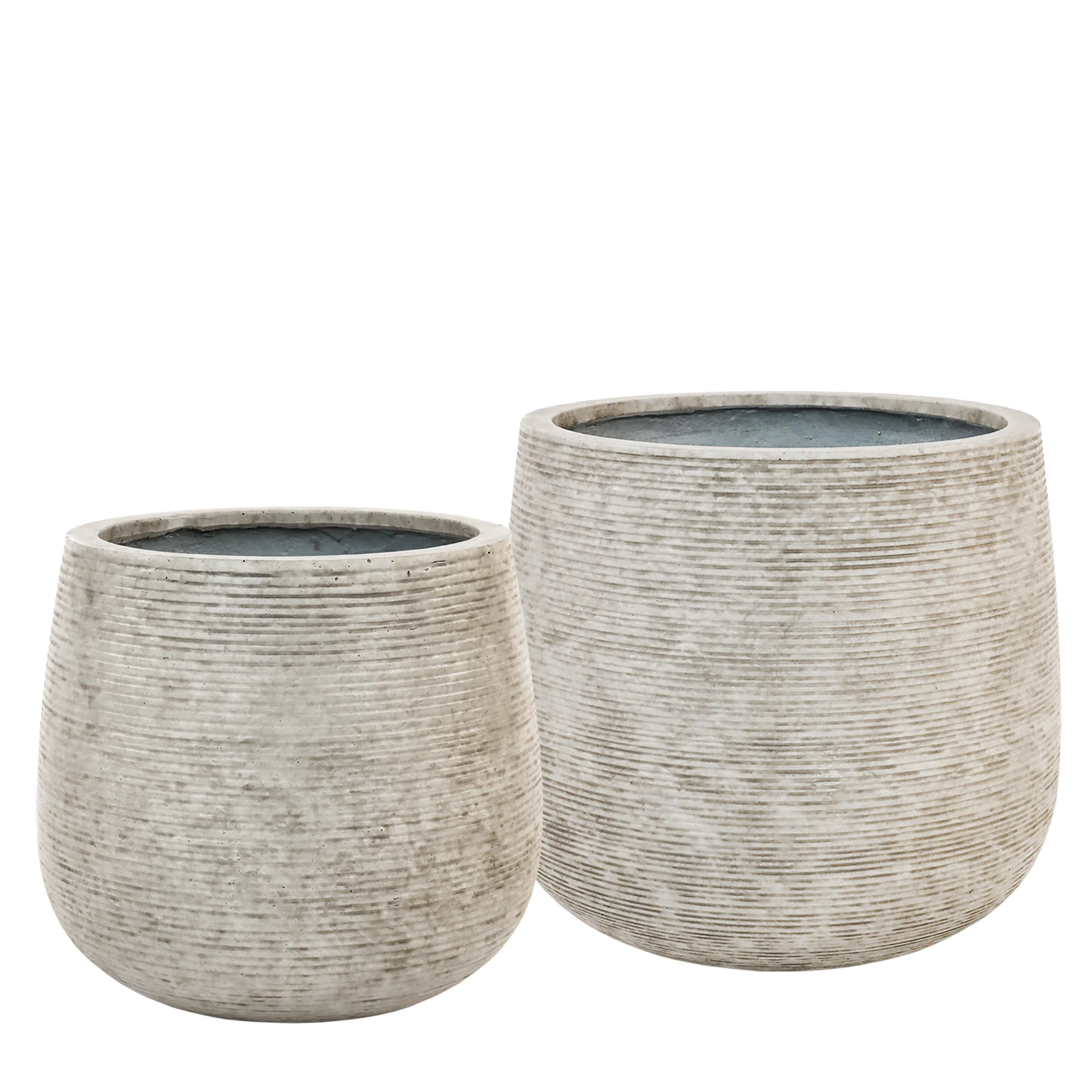 Round Ficonstone Pot