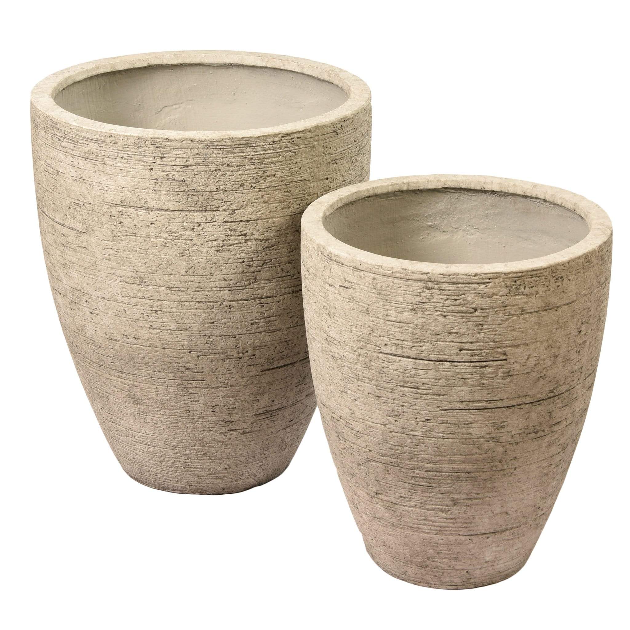 Round Ficonstone Pot
