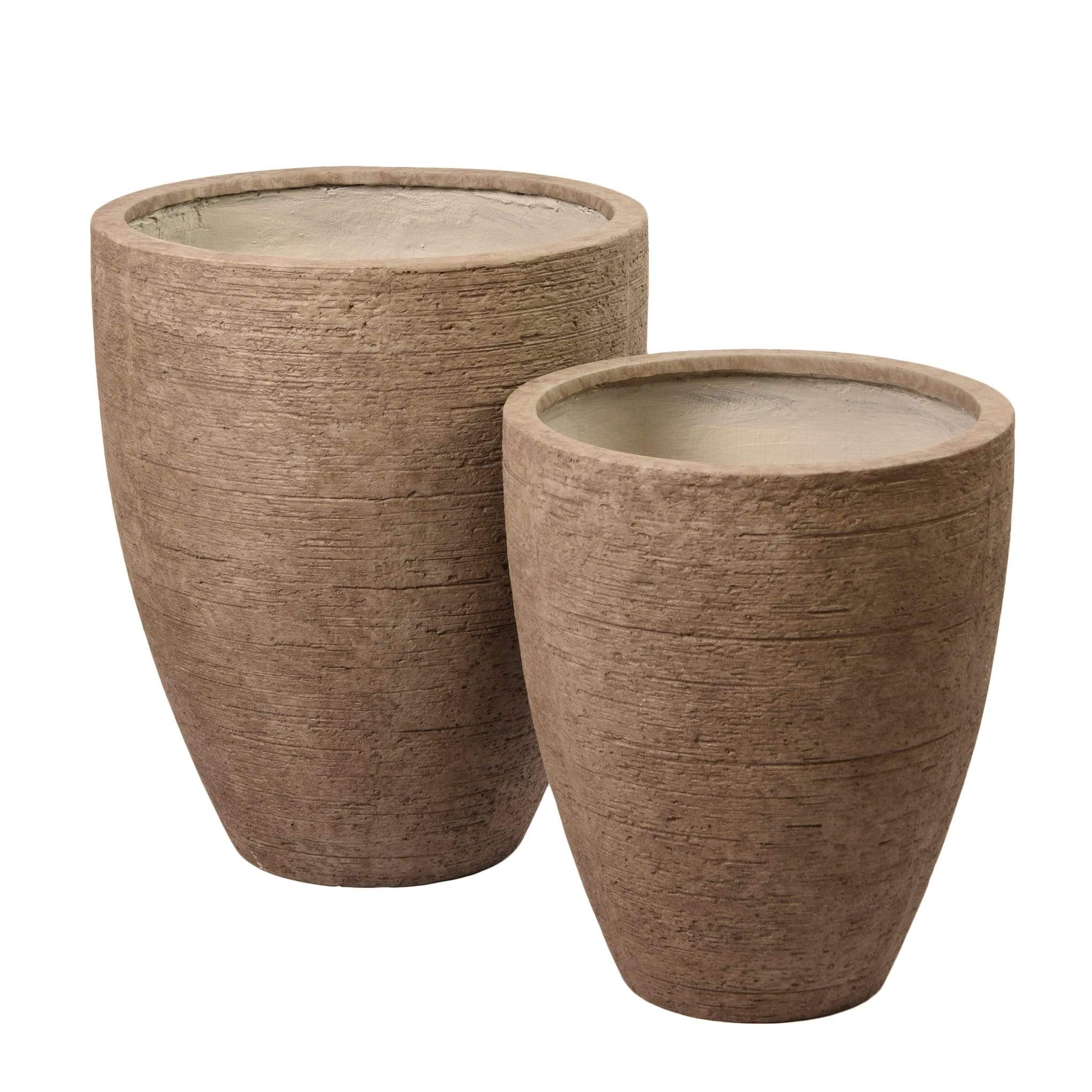 Round Ficonstone Pot