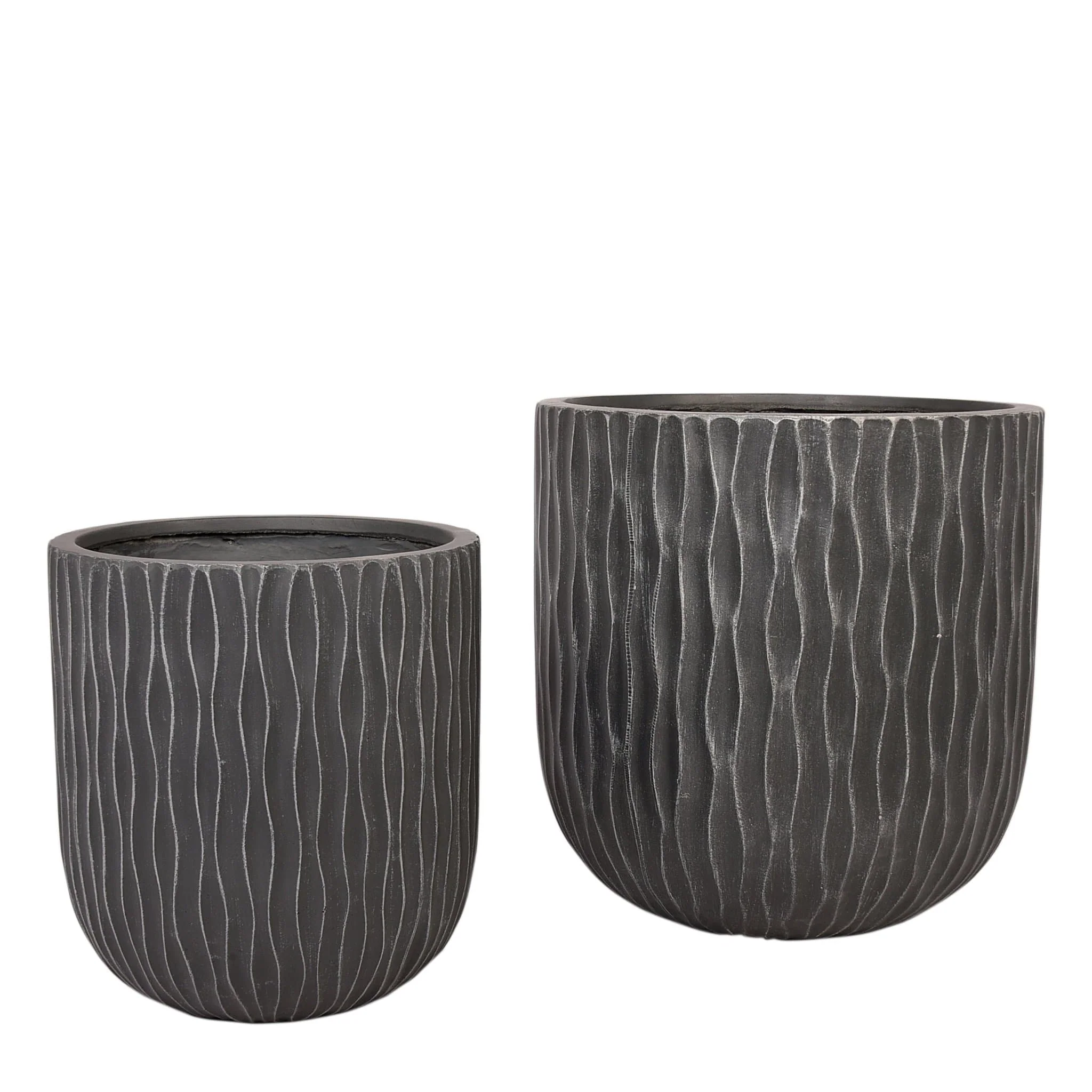 Round Ficonstone Tree Pot