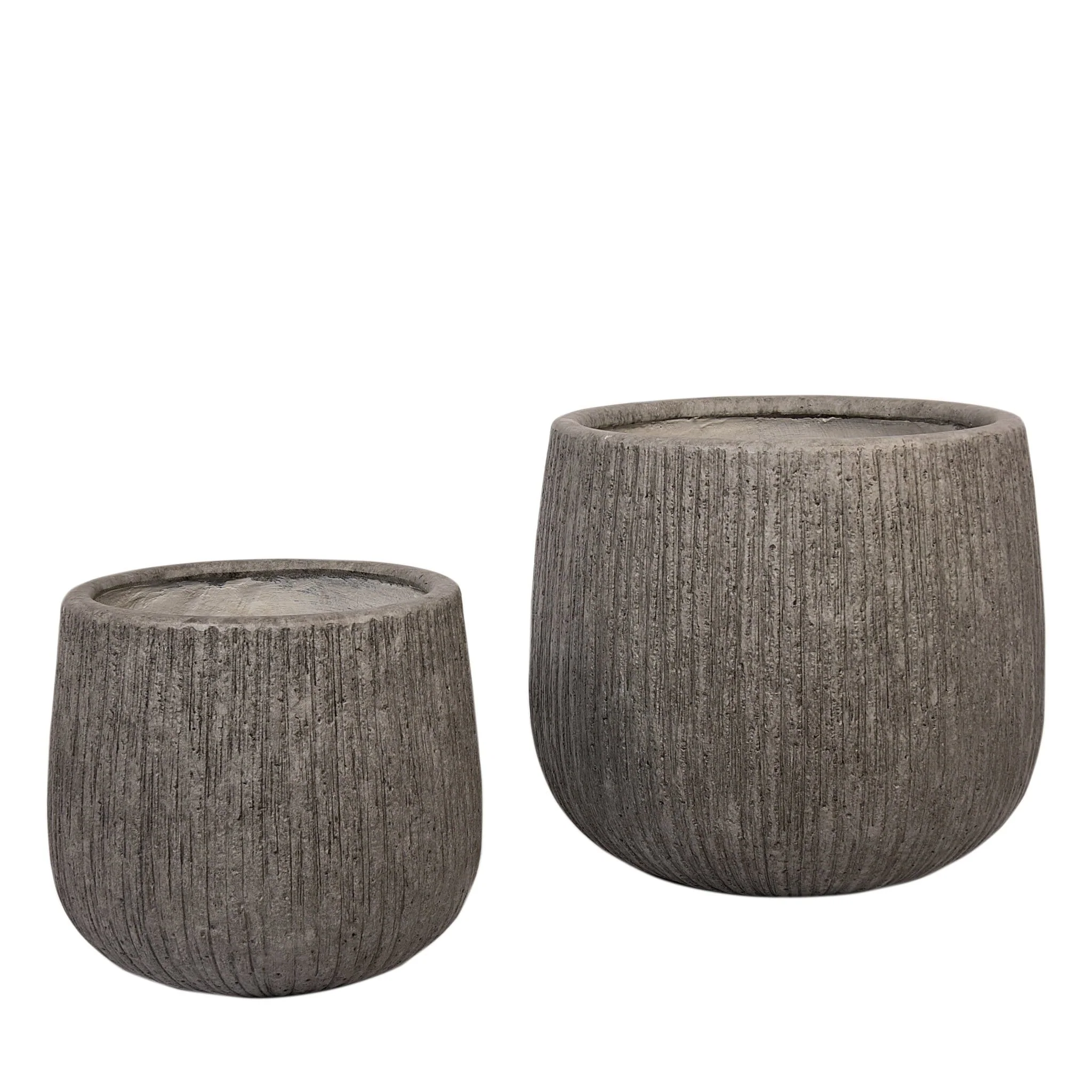 Round Ficonstone Tree Pot