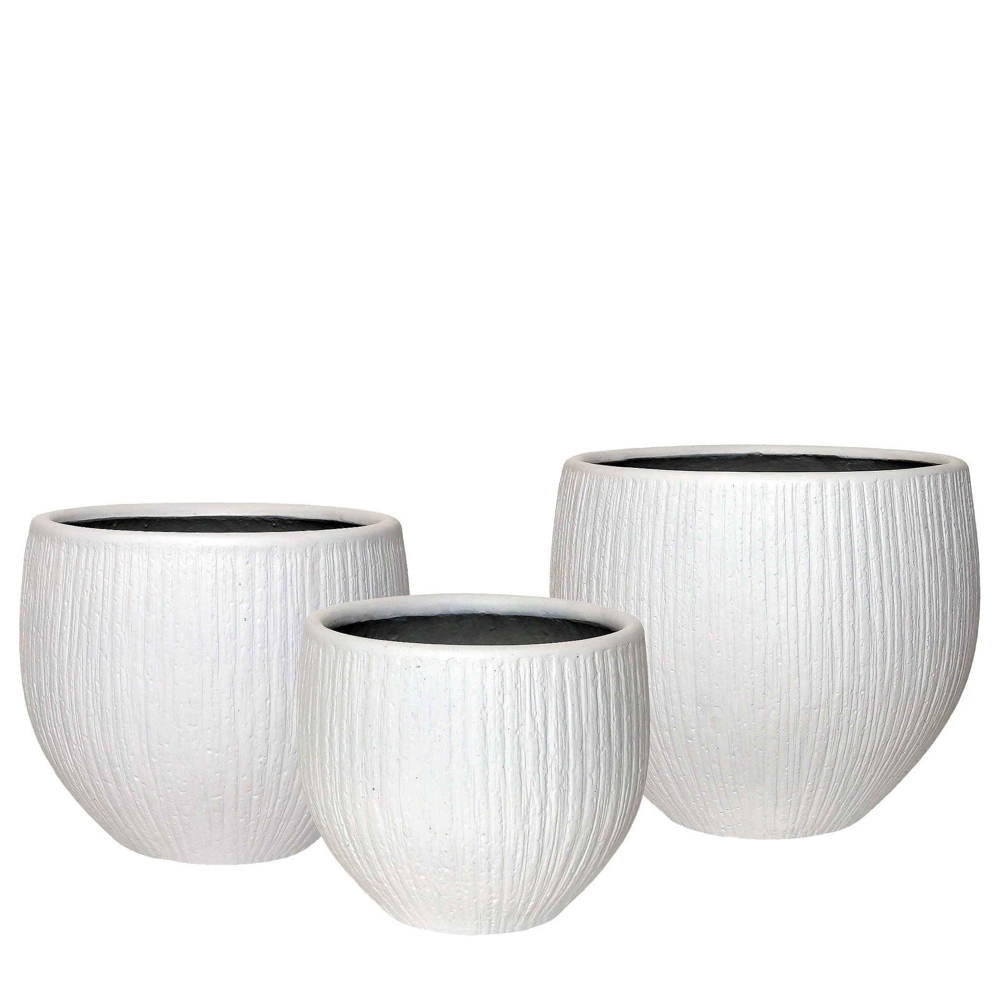 Round Ficonstone Tree Pot