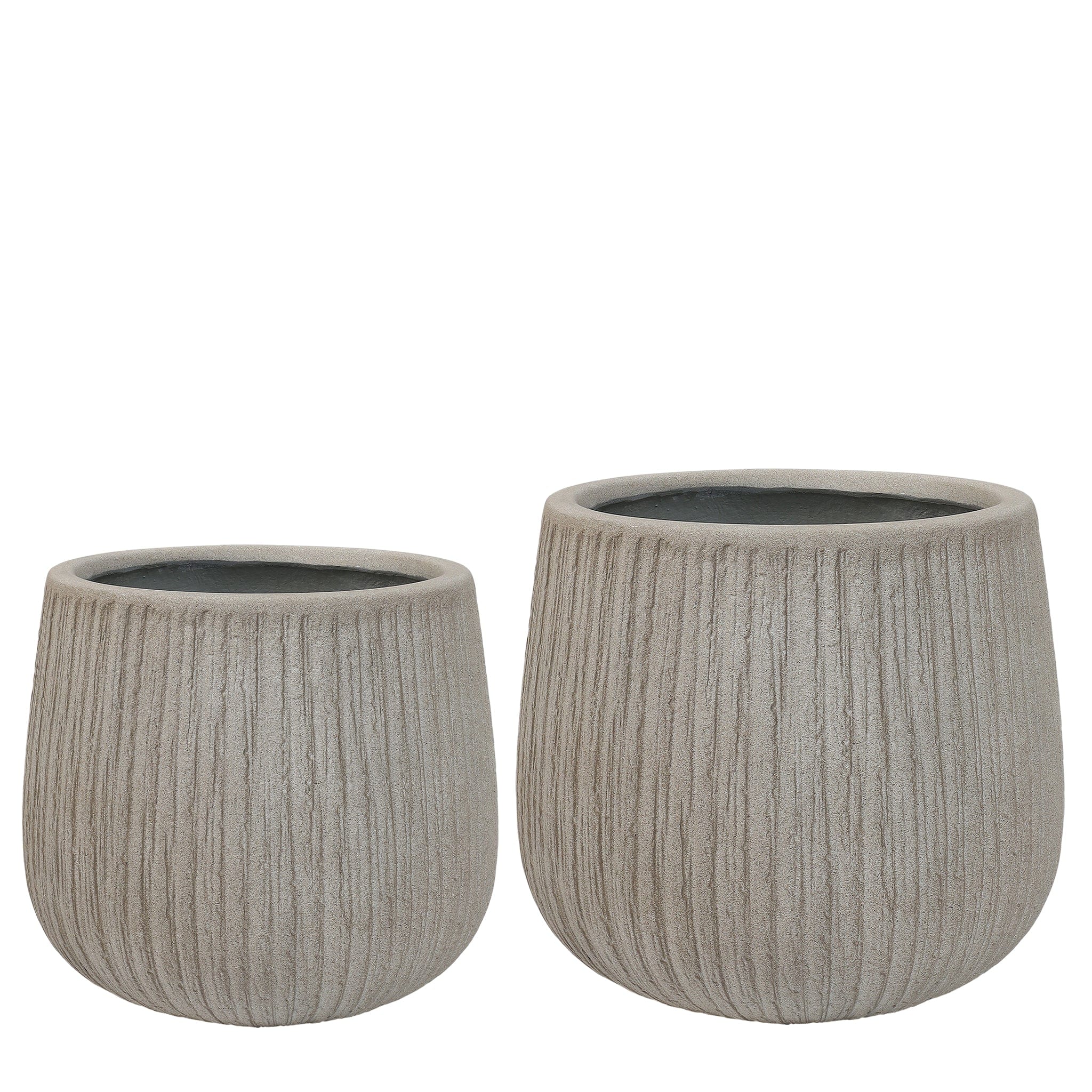 Round Ficonstone Tree Pot