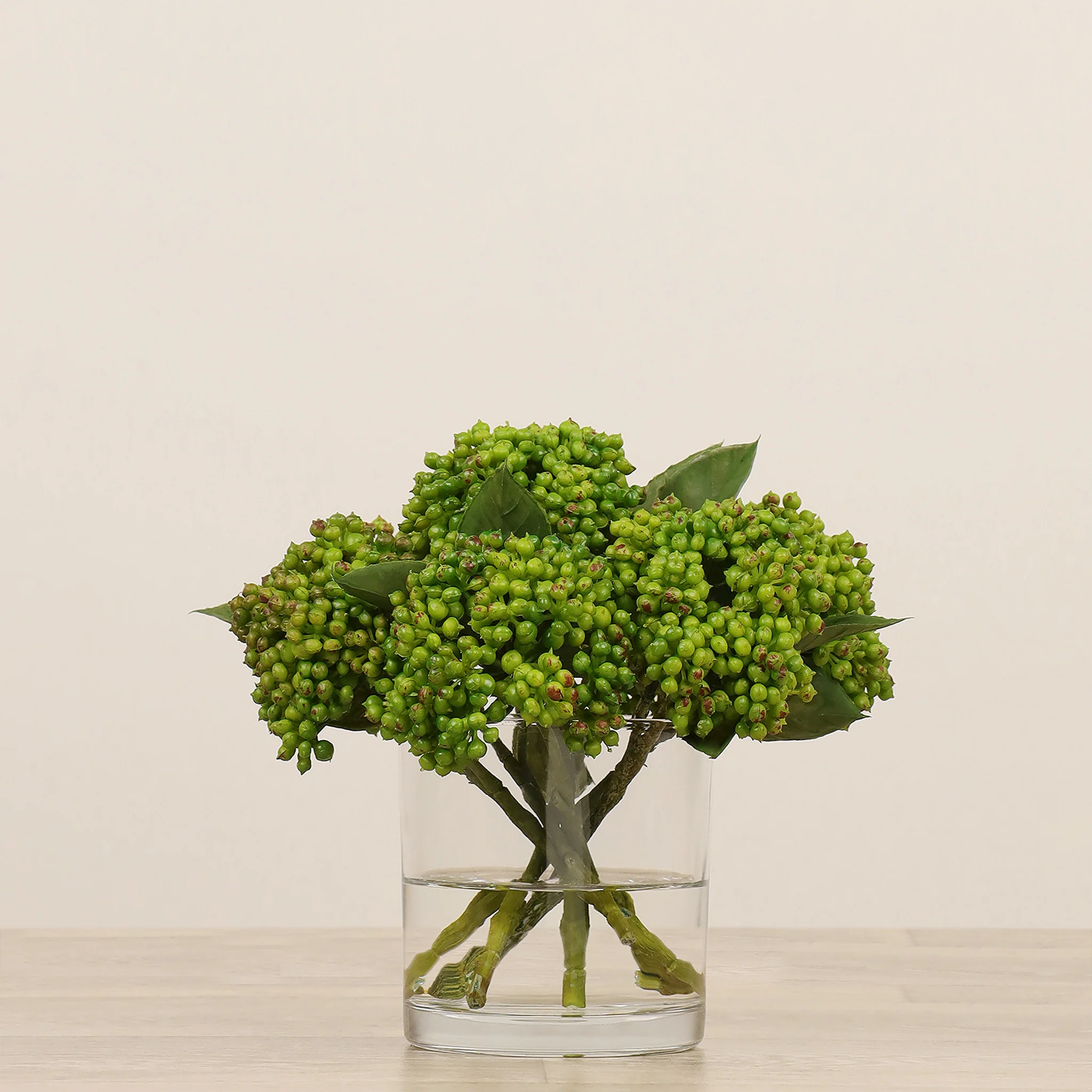 Sedum Arrangement in Glass Vase - Image 2