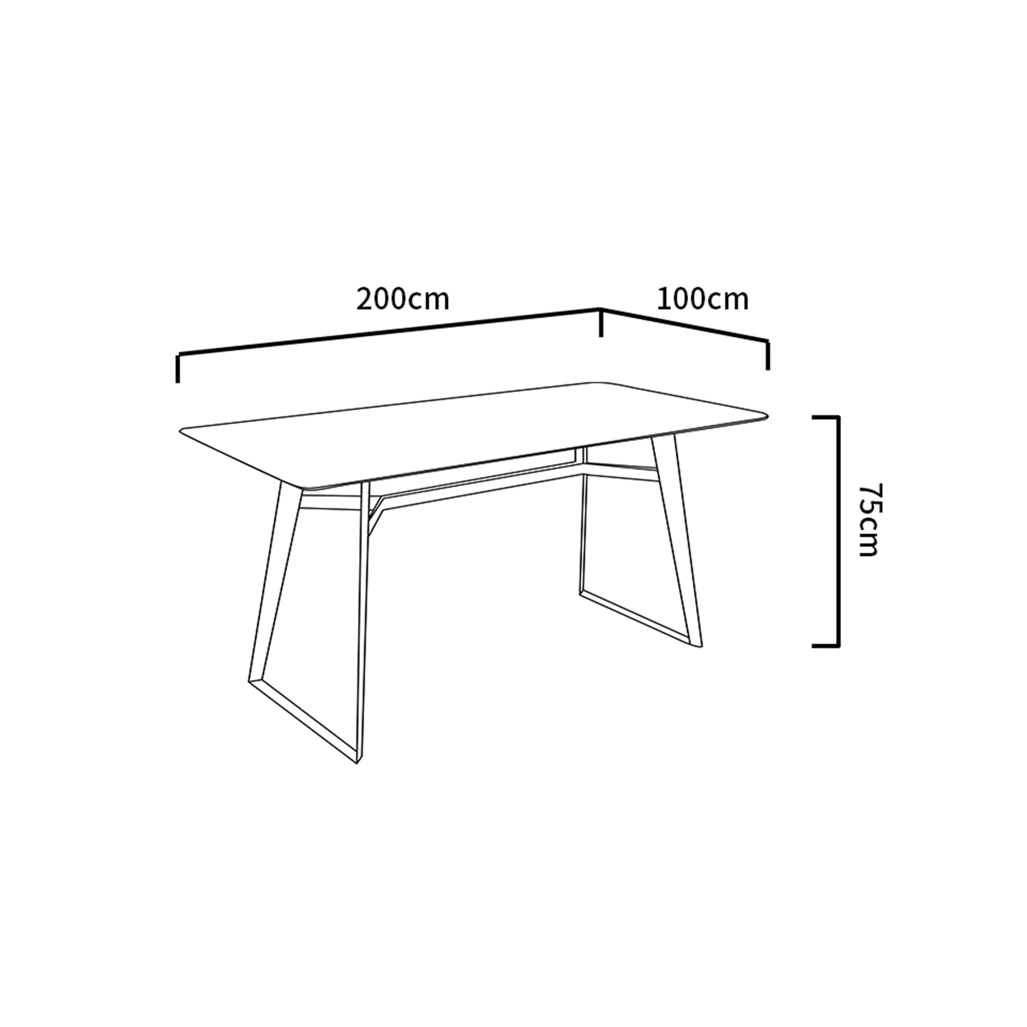 Taos Dining Table 180cm|200cm|220cm|260cm - Image 10