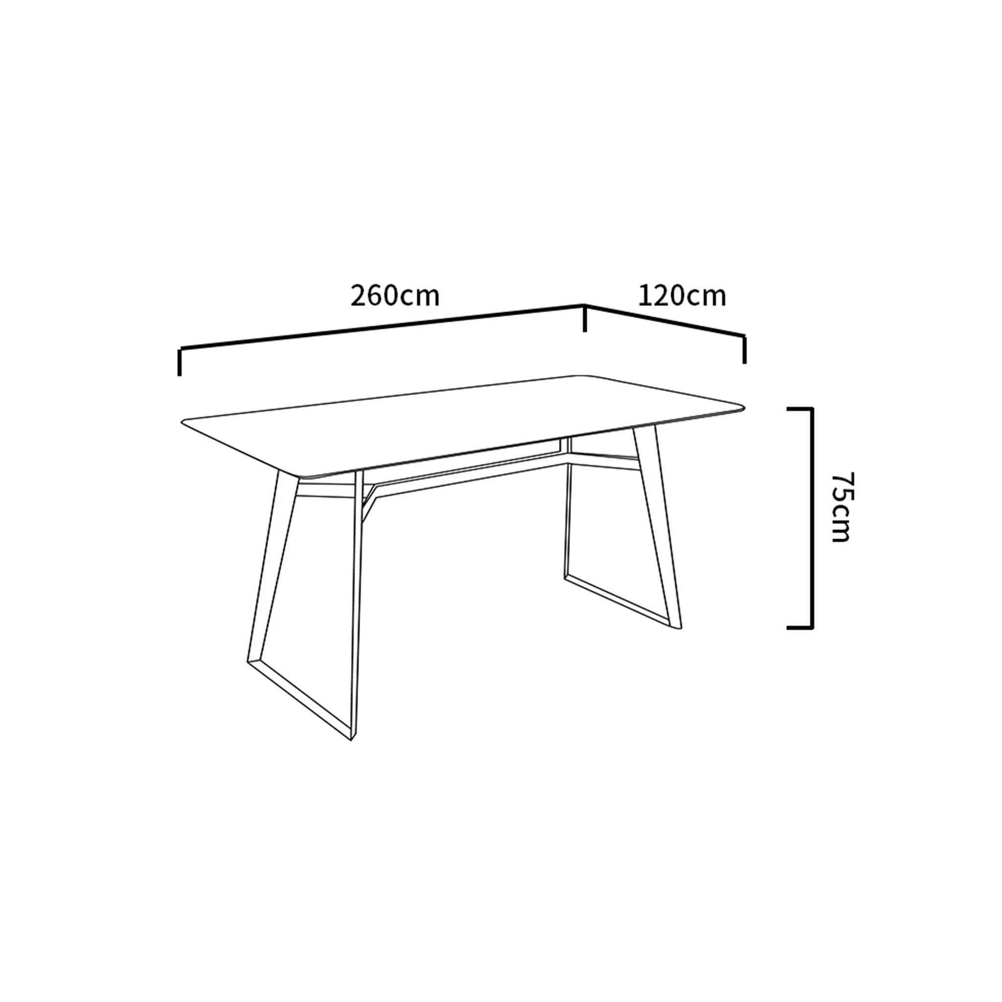 Taos Dining Table 180cm|200cm|220cm|260cm - Image 11