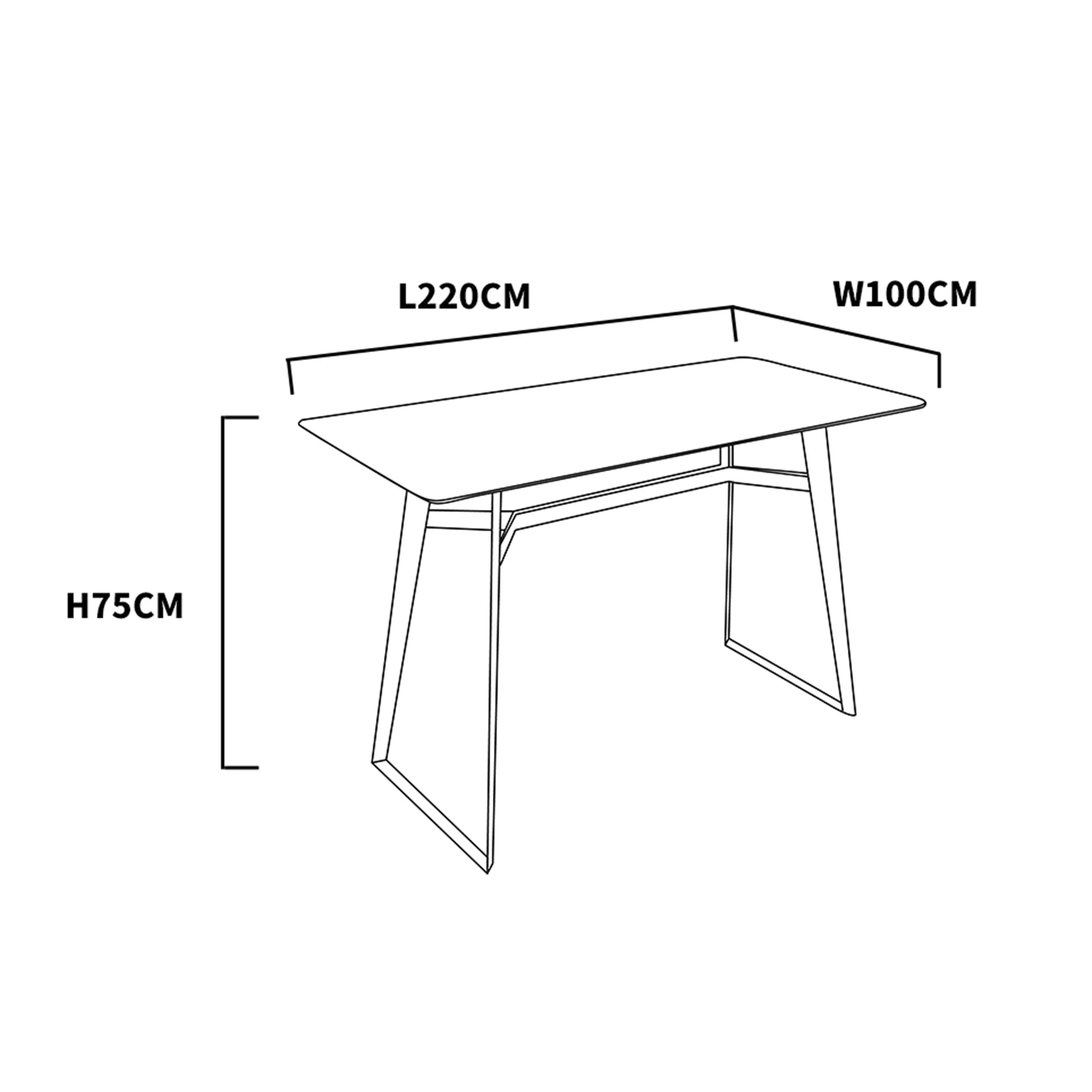Taos Dining Table 180cm|200cm|220cm|260cm - Image 12