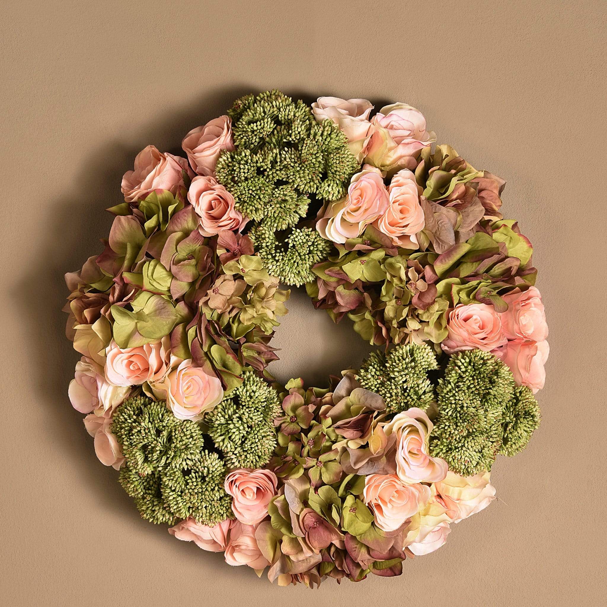 Rose & Hydrangea Wreath - Image 3